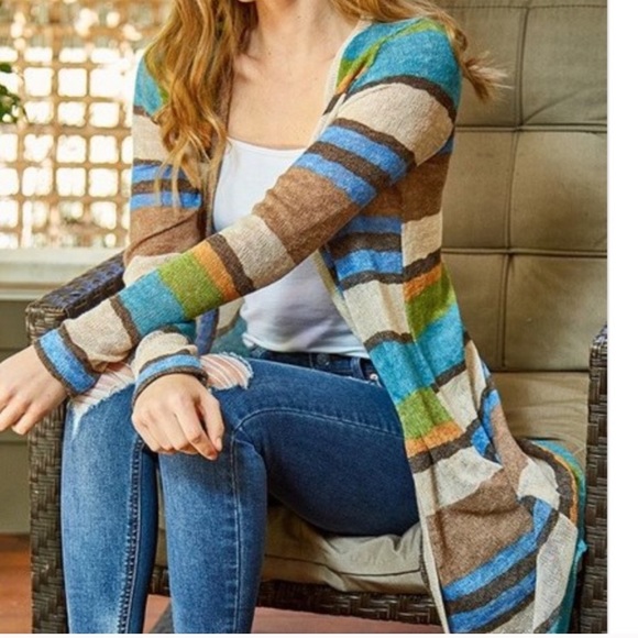 White Birch Duster Cardigan Xl Nwot 